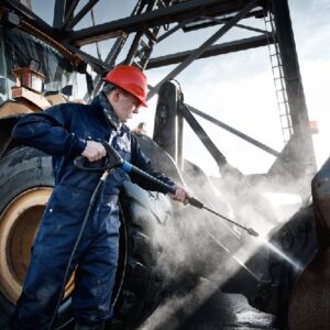 شستشوی ماشین آلات سنگین ساختمانی و معدنی با واترجت صنعتی