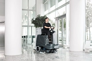 شستشوی آسان با زمینشوی صنعتی مراکز تجاری زمینشوی باتری دار